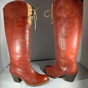 Anthropologie Holding Horses High Tied Boots 36/6